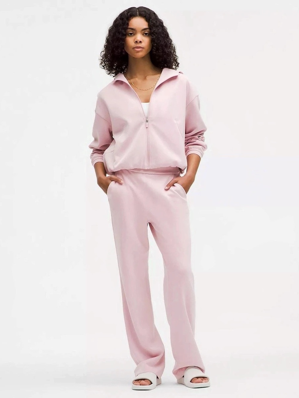 lululemon Softstreme High-Rise Straight-Leg Pants – Pink Haze – Size Large